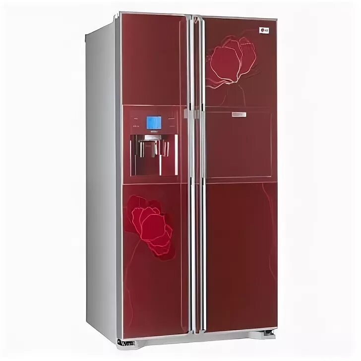Купить lg в перми. LG gr-p227zcaw. Холодильник LG GC-p217 LCAW. Холодильник LG Side by Side. Холодильник LG Side by Side бордовый.