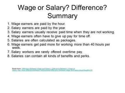 Pay salary