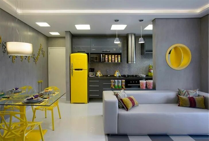 Интерьер и дизайн зала 2015: современные идеи на фото Living room scandinavian, 