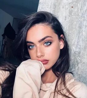 Dark hair eyes