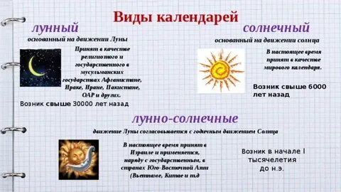 Солнечный календарь характеристика
