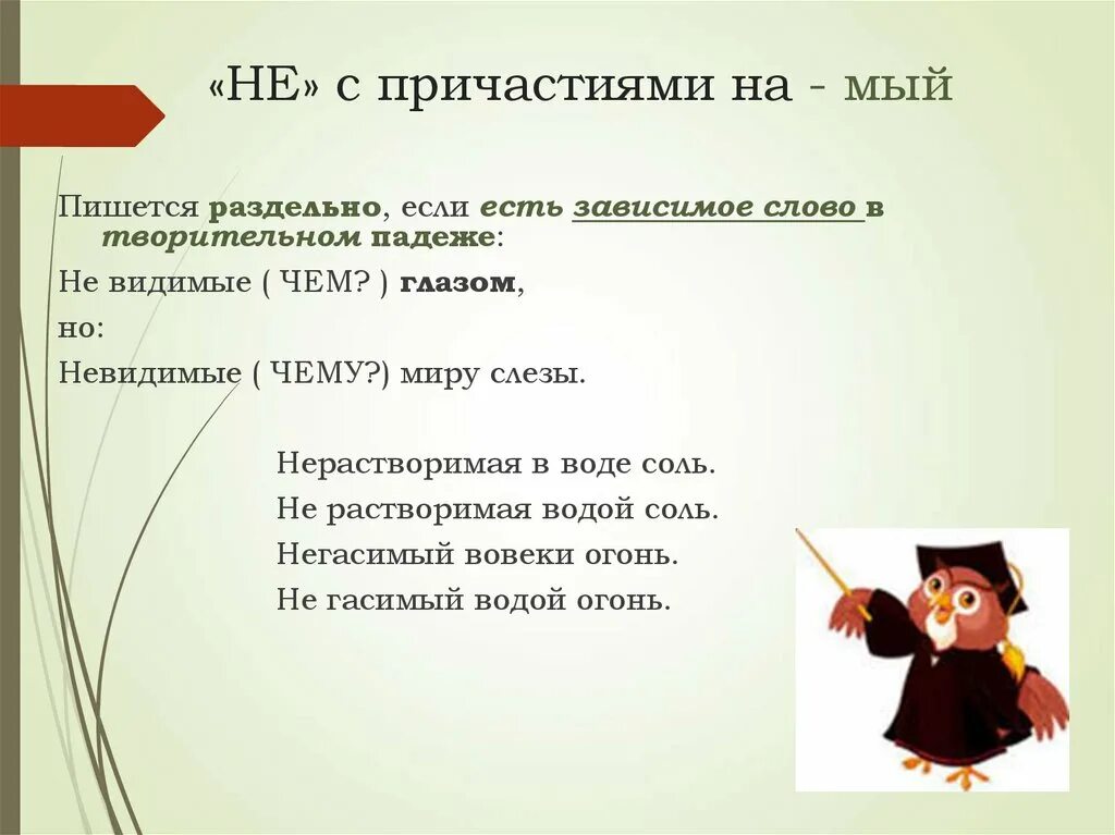 Видим или видим как правильно. Слитное и раздельное написание не со словами на мый. Причастия на мый написание не. Не с причастиями на мый. Правописание не с причастиями на мый.