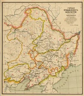 Справа приведен фрагмент карты маньчжурии 1851 года