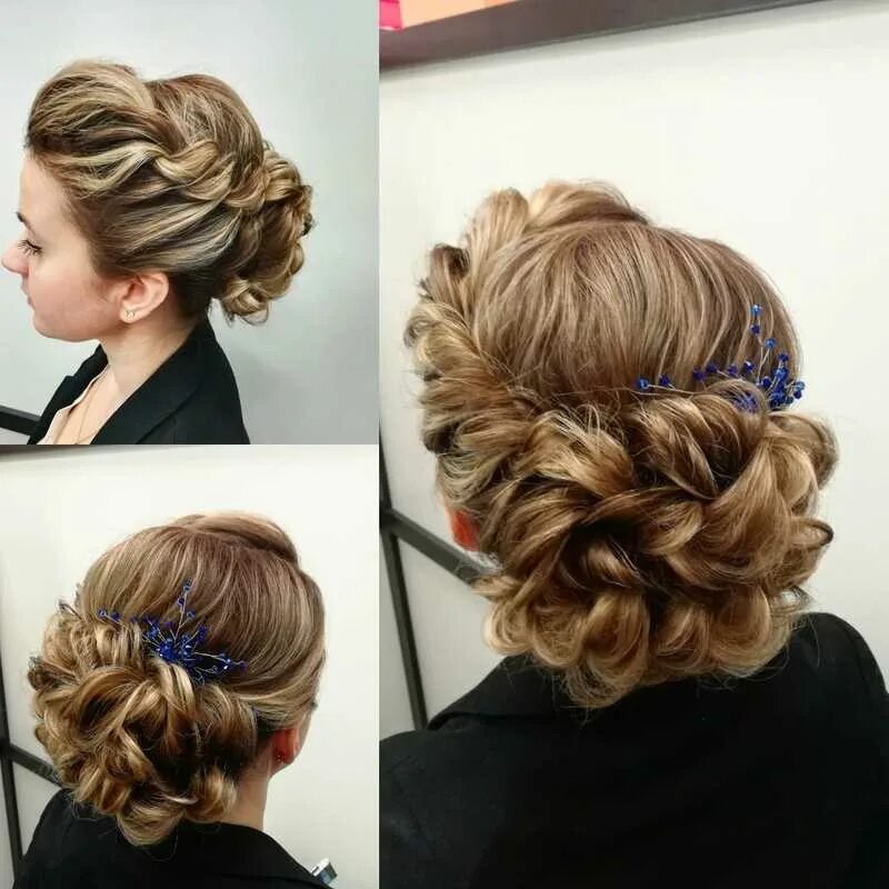 Bun Updo Hairstyles - Hair Crown Hairstyles Haircuts for curly hair, Hair plugs,