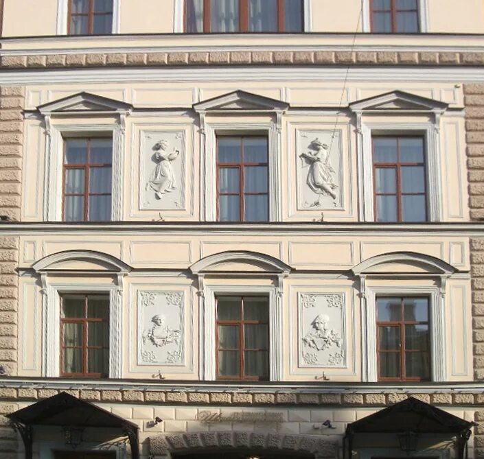 Штакеншнейдер ресторан спб. 18). Доходный дом юхневой. Штакеншнейдера на миллионной улице. Дом штакеншнейдера на миллионной 10.