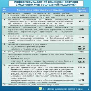 Поддержка населения выплаты