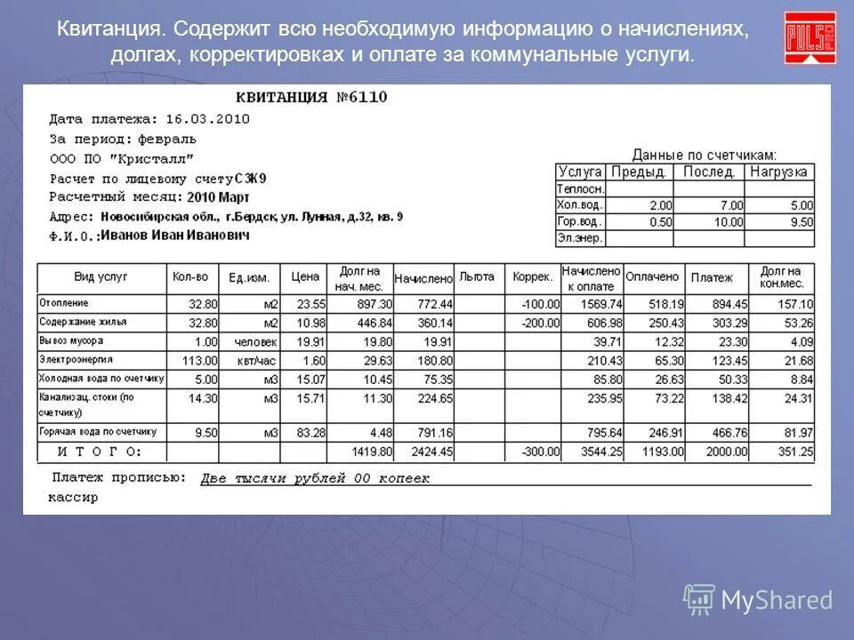 Контррасчет - Basanova.ru