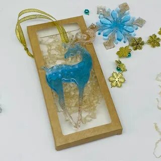Новогодние игрушки своими руками из смолы эпоксидной