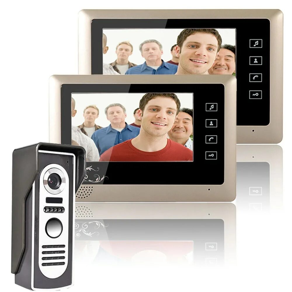 Видеодомофон 2 монитора. Видеодомофон монитор 7 дюймов. indoor monitor видеодомофон. видеодомофон с камерой. домофон с камерой.