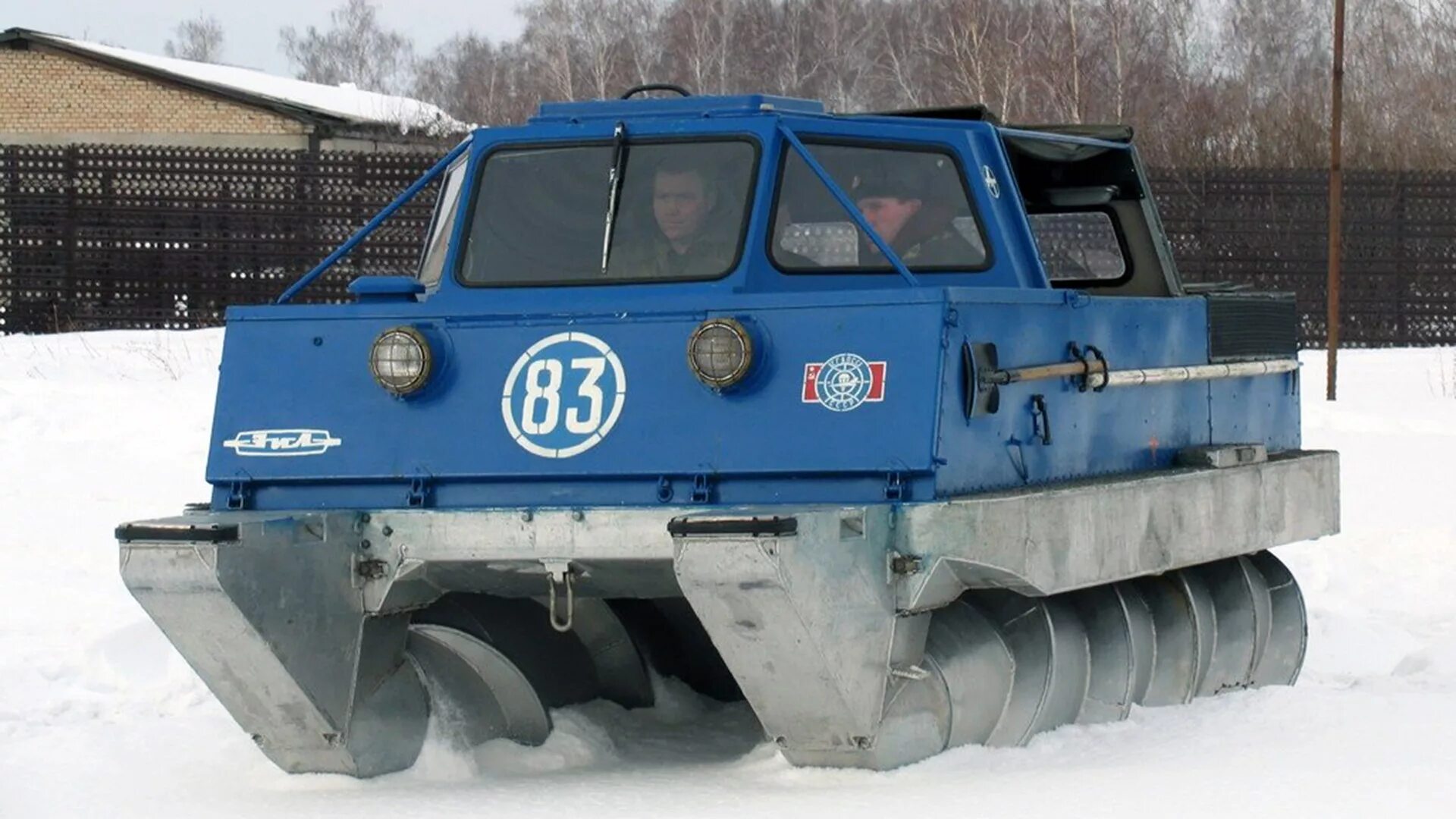 Зил-29061 (пэм-1м). Шнекоход. Шнекоход. Шнекоход зил. Зил синяя птица шнекоход.