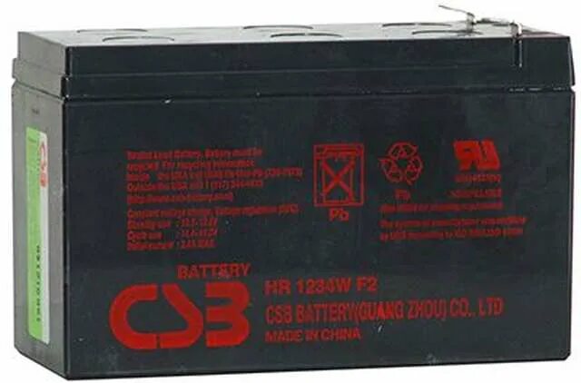 Аккумулятор csb hr1234w. Аккумулятор CSB hr1234w f2. CSB hr1234w f1. CSB HR 1234w 9 а·ч. Аккумуляторная батарея CSB HR 1234w f2.