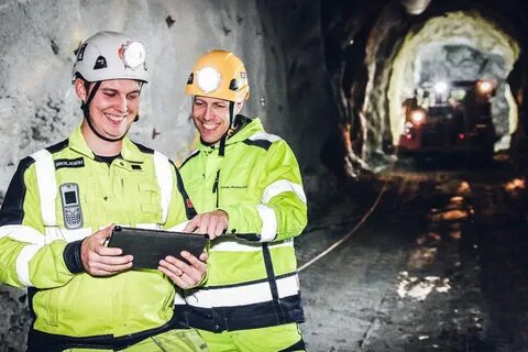 In mining