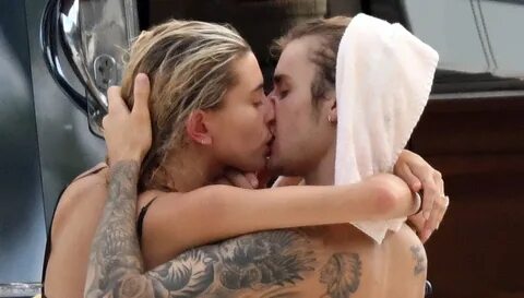 Justin Bieber &038; Hailey Baldwin Bare Their Beach Bodies, Engage in ...