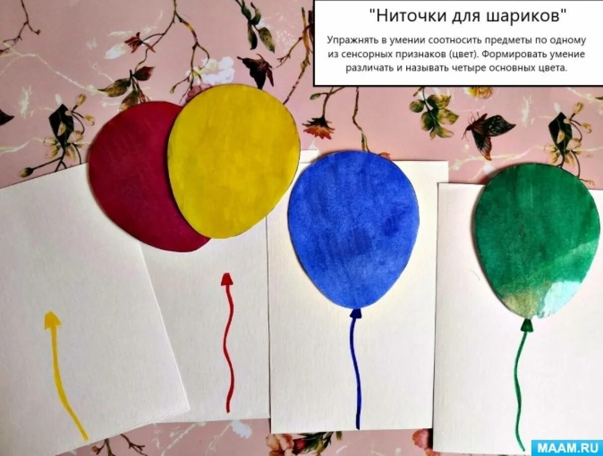 Рисование привяжем ниточку к шарику