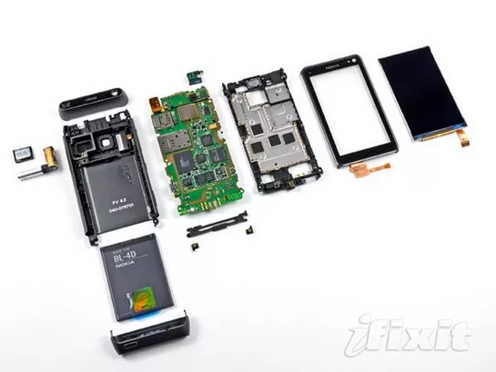 Как разобрать сотовый телефон Chipworks Dissects Nexus One Processor iFixit News