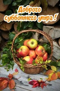 Доброе утро картинки с яблоками