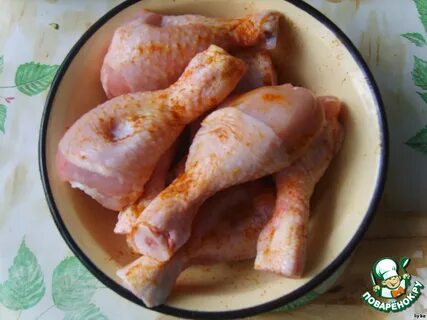 Куриная голень на сковороде с майонезом рецепт