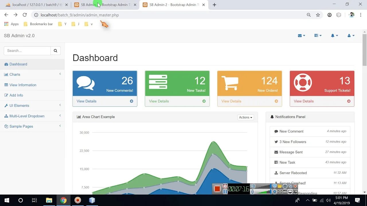 Php panel