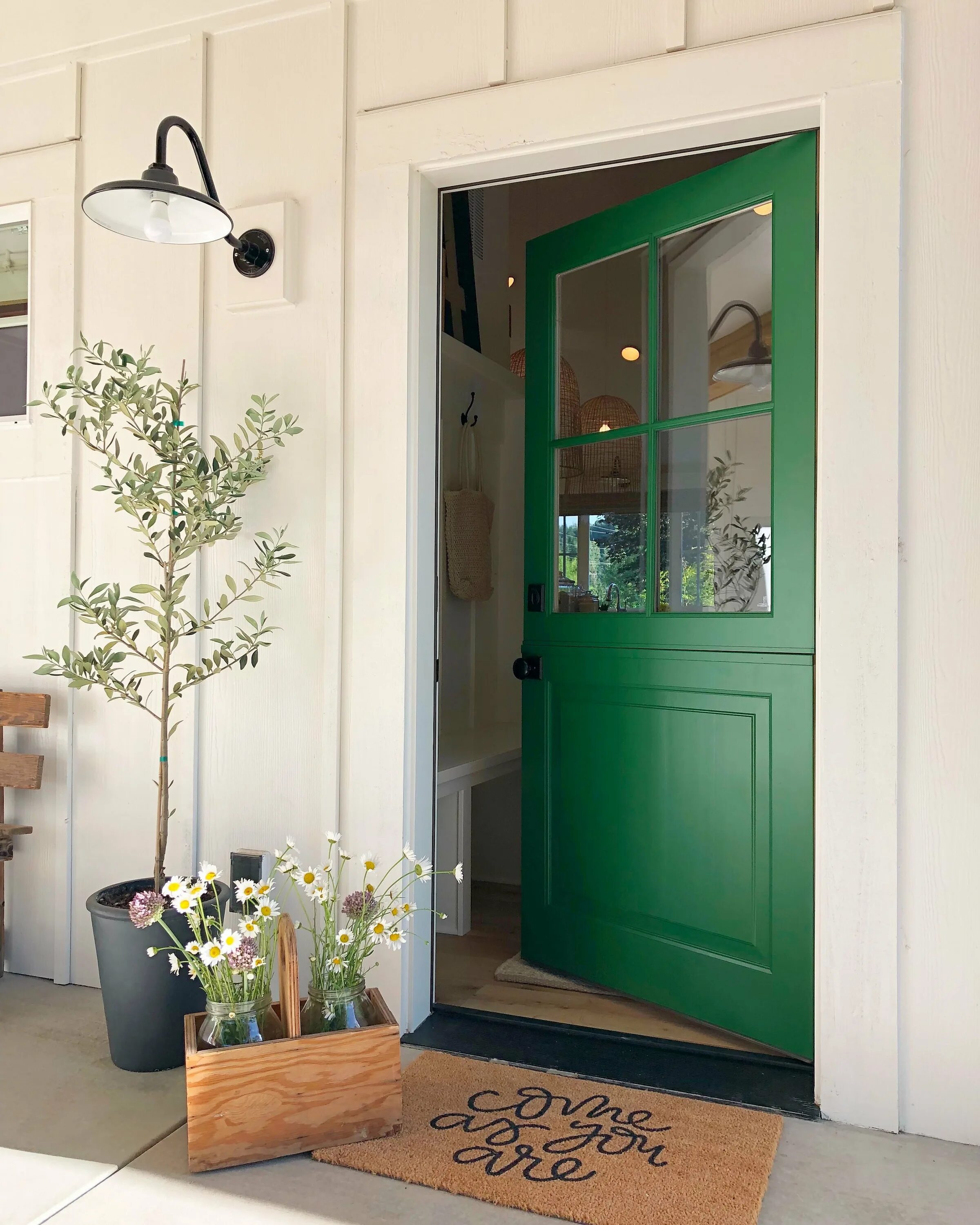Зеленая входная дверь. Зеленая входная дверь в дом. Входные двери в интерьере. Зеленые двери в интерьере.