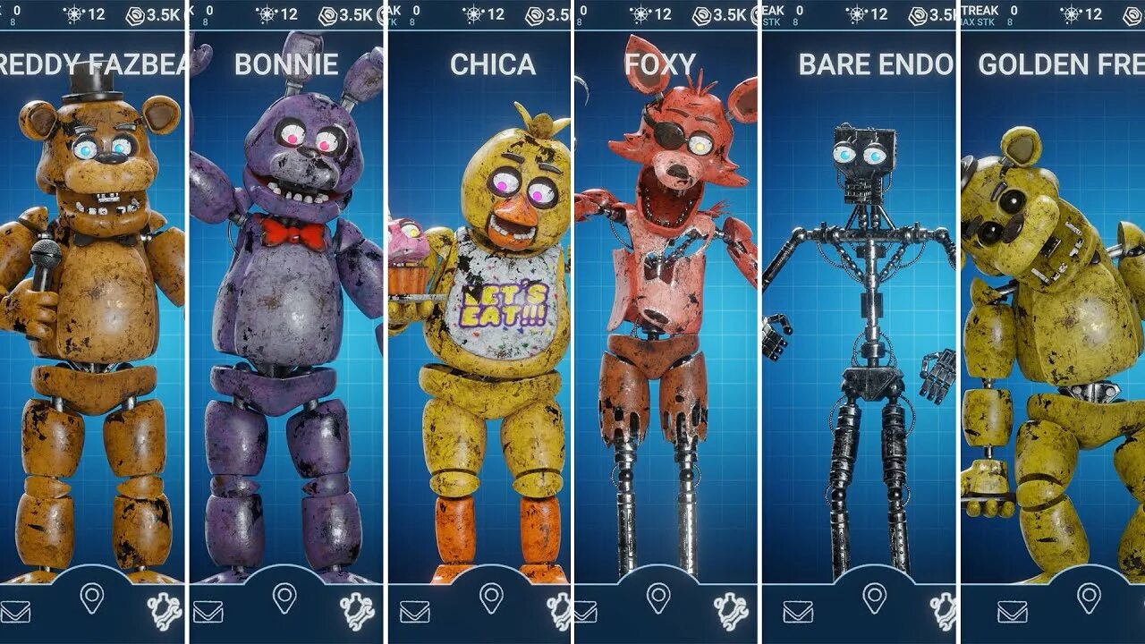 Fnaf ar workshop animations. Fnaf ar workshop animations roster time.