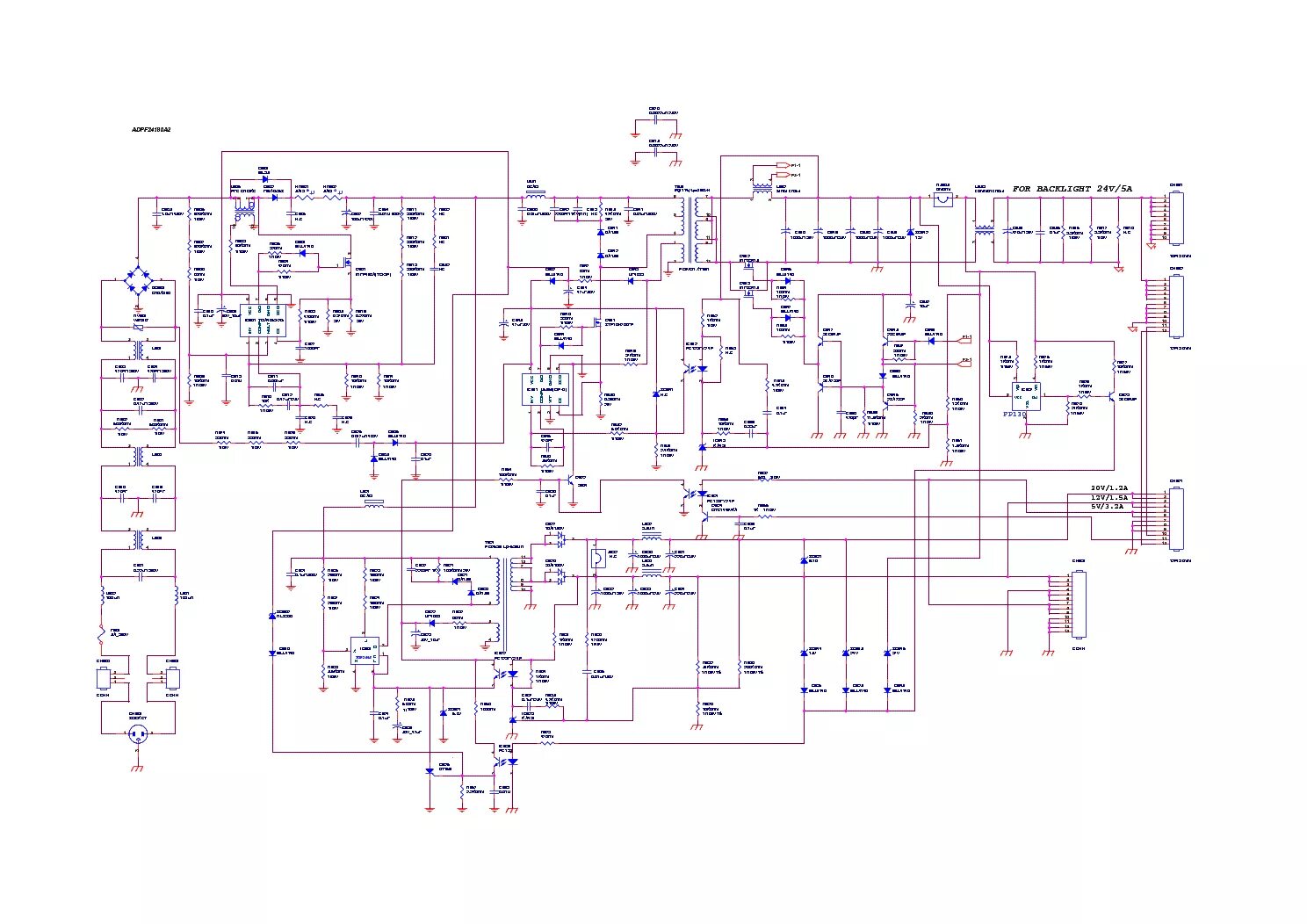THOMSON 22E92NH22 CHASSIS MT35-EU SCH Service Manual download, schematics, eepro