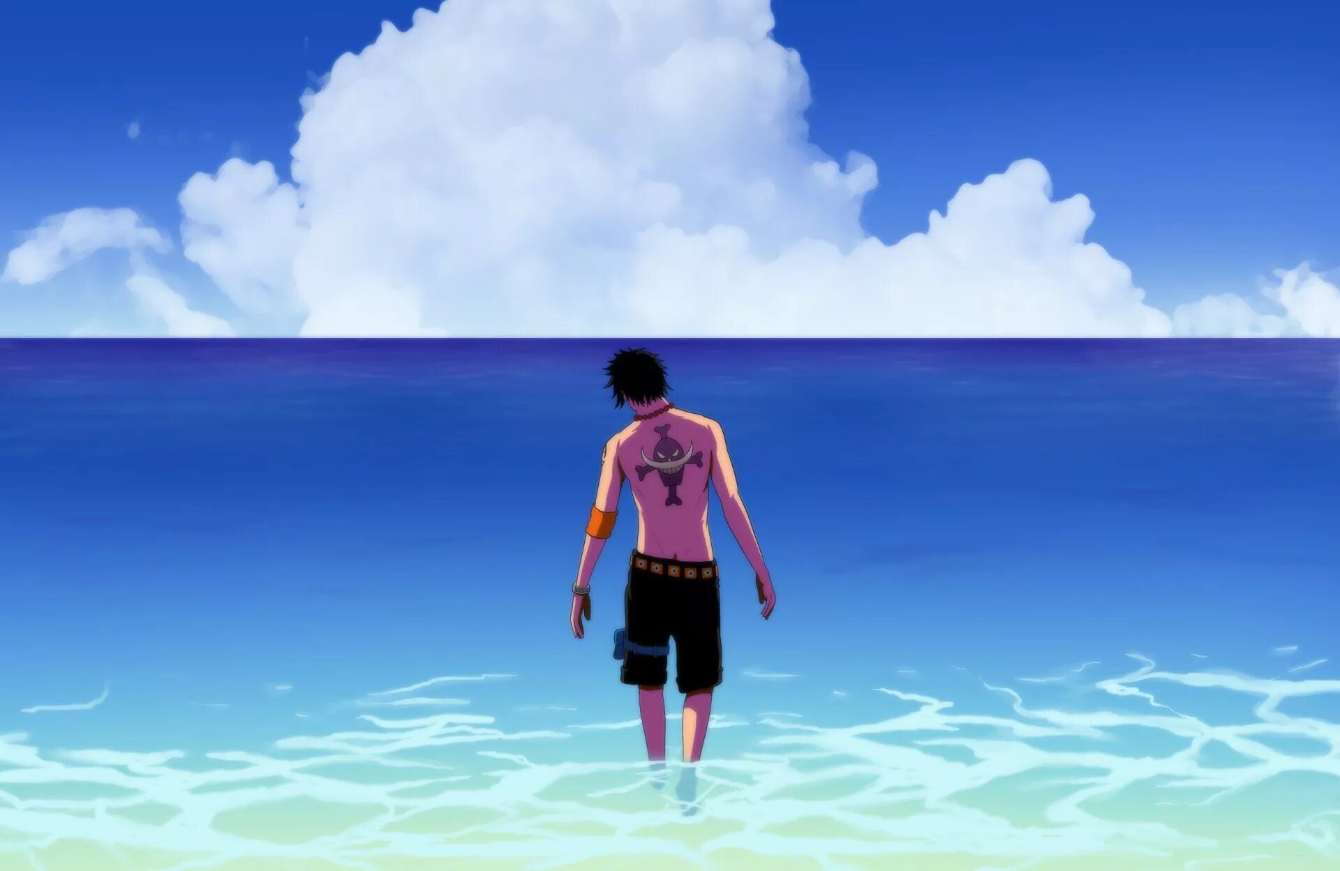 Саузенд санни ван пис. Ван пис море. Санни ван пис. Sea king ван пис. One piece sea.