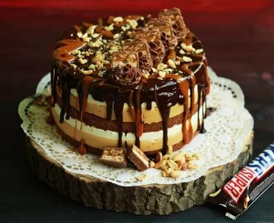 Торт "Сникерс" в мультиварке - простой и вкусный рецепт с пошаговыми фото