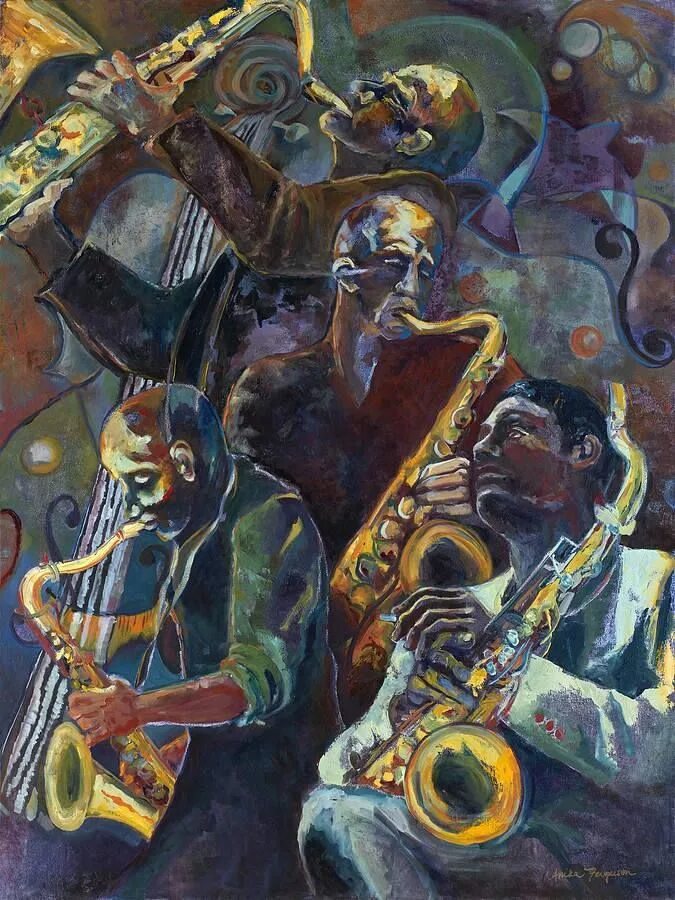 Jazz arts. Саксофонист живопись. Джаз. Джаз картины художников. Саксофонист в джазе живопись.