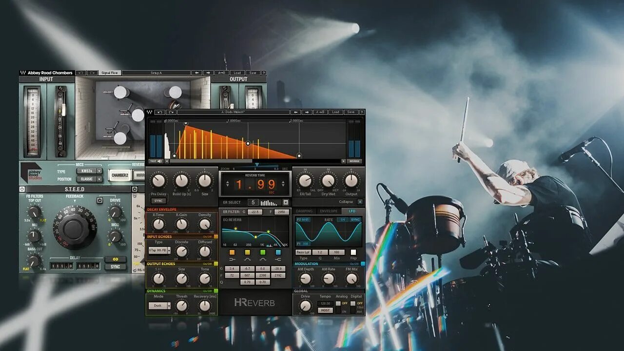 Waves tune real fl studio. Ревербератор Waves. Reverb VST. Waves h Reverb. Waves Renaissance Reverb.