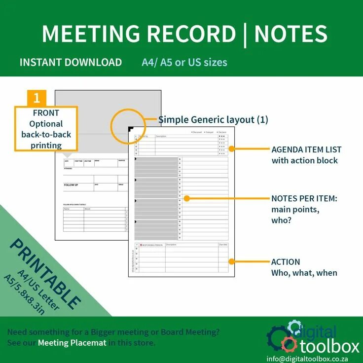 Meeting notes. Meeting notes как оформить.