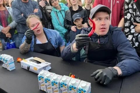 Поедание перцев