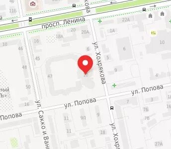 Хохрякова 104 екатеринбург на карте