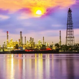 Oil refinery is
