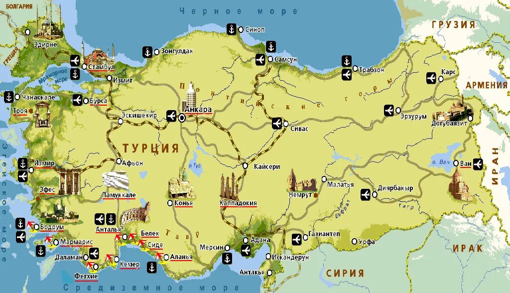 Лучшие карты турции. Лучшие карты турции