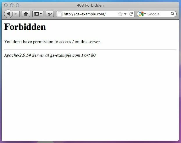 This server is using