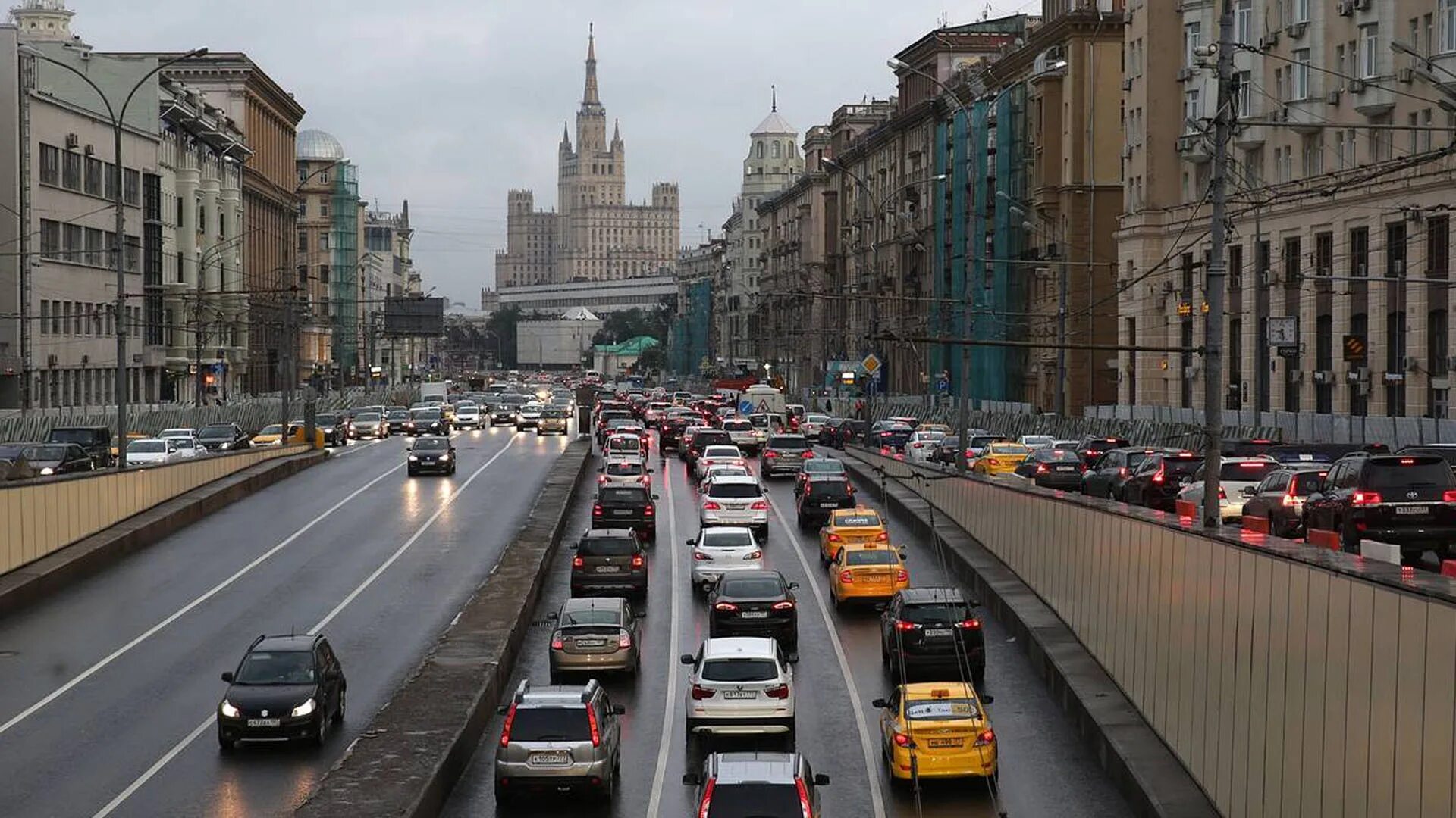 Московские дороги в реальном времени