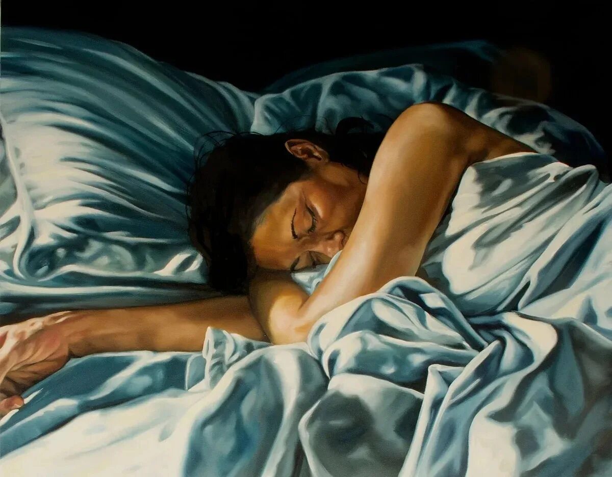 Картинки сны женщина. Реалистическая живопись Eric Zener. Девушка спит. Спящая женщина картина. Сон в живописи.