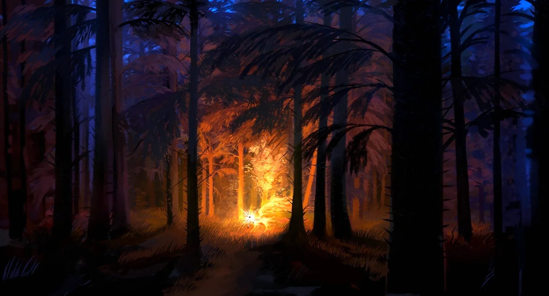 Ночью в лесу 3 класс. Ночной лес. Ночной лес фэнтези. «Ночь в лесу». Вечерний леса.