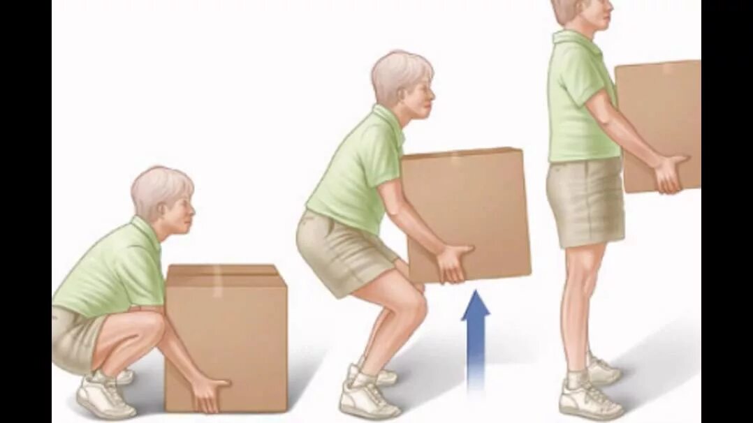 Подъём на коробку. A man carrying a load. This box is to lift heavy. Смена места. Heavy box.