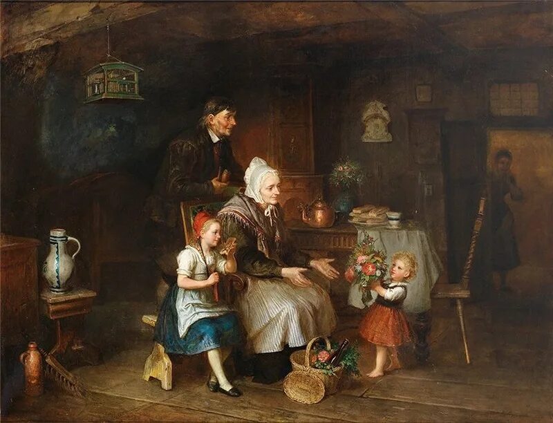 Дедушка рассказывает истории. Дед рассказывает историю. Дети рассказывают истории. Дед рассказывает внукам. Старик живопись.