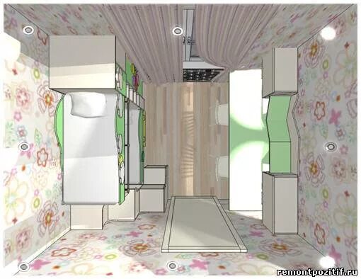 Планировка детской комнаты 3 на 3 Un precioso dormitorio para princesas Dicas para decorar o quarto, Casa de arqui