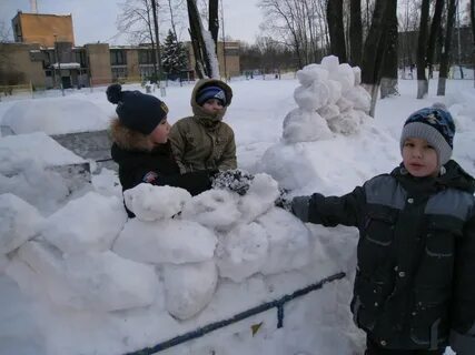 Залепленный снегом