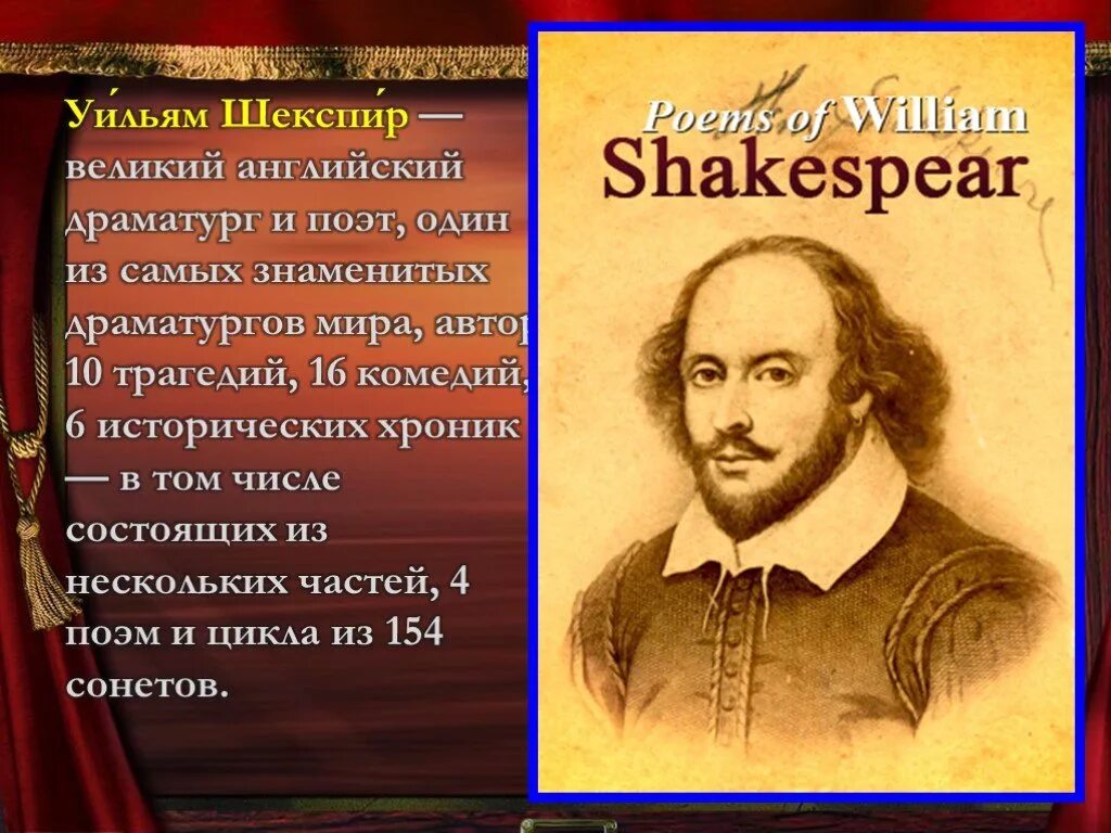 Произведение шекспира сообщение