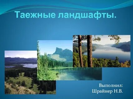 Виды ландшафтов география