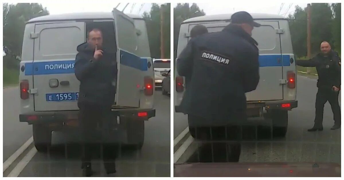 Преступник пытается