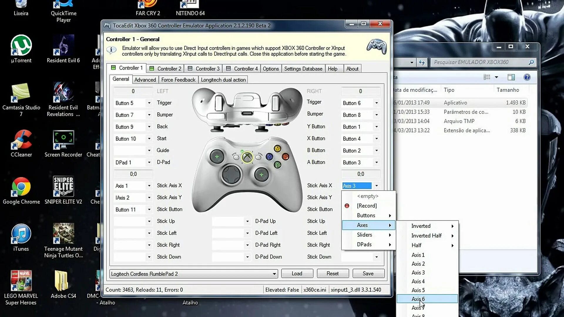 Xbox 360 emulator windows 10. Xbox 360 Controller (XINPUT Standard Gamepad). Xbox 360 Controller Emulator 4.x. X360ce • эмулятор контроллера Xbox 360. Кнопки Xbox 360 для эмулятора.