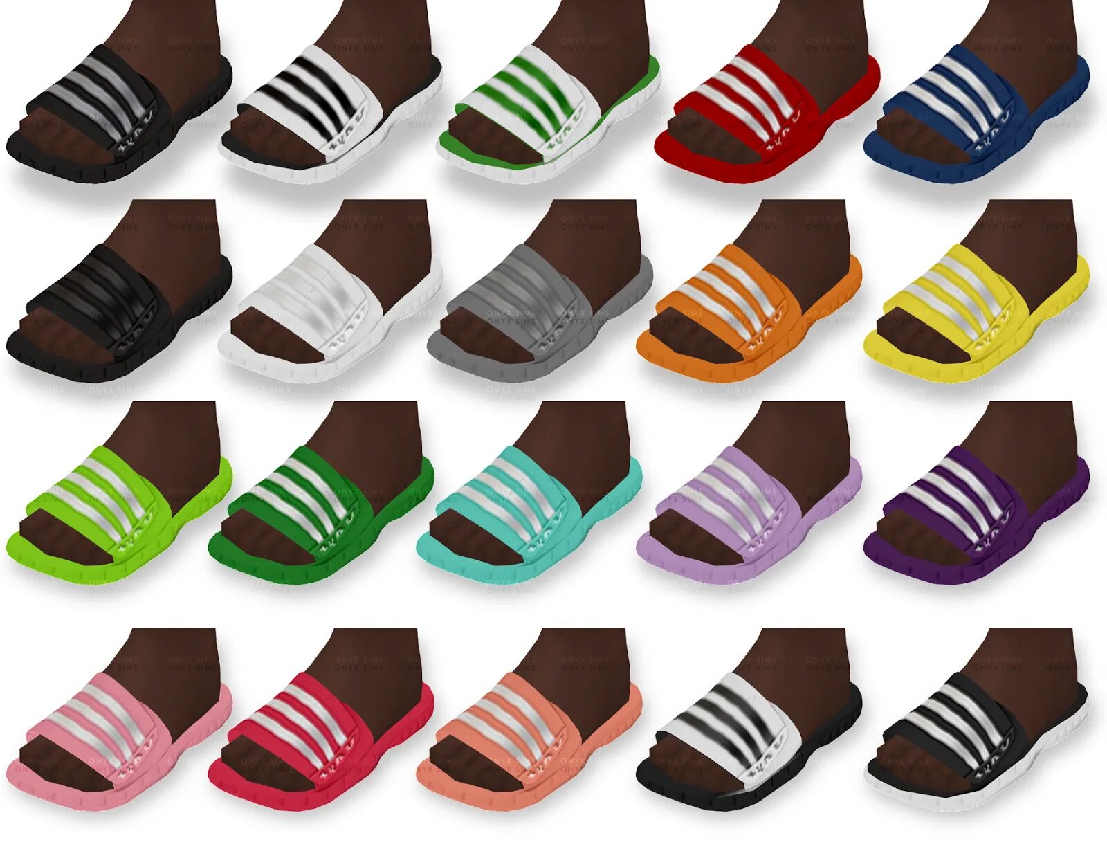 Mini collection. Adidas Mini collection Slides SIMS 4. SIMS 4 сланцы. Slippers SIMS 4. SIMS 4 тапочки.