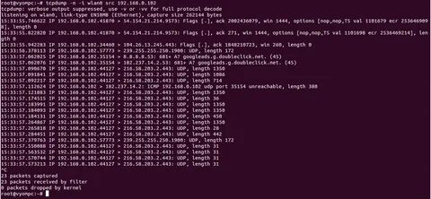 Tcpdump linux