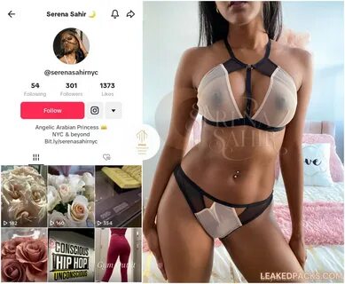 Serena Sahir - serenasahirnyc Tiktok Star Leaked Nudes - Porn Pack