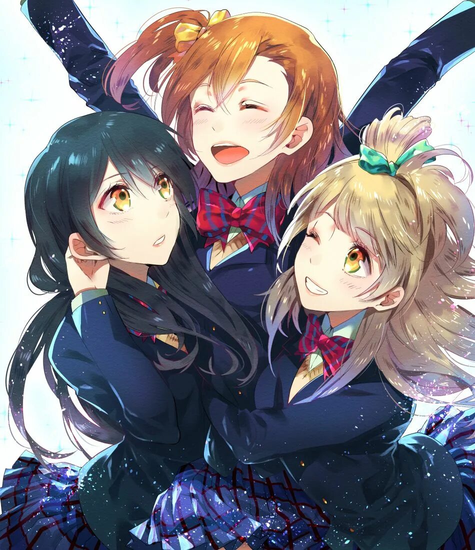 Love live two. Живая любовь Хонока x уми. Хонока Косака и уми Сонода. Love Live уми.